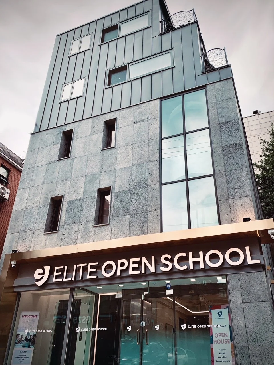 Elite Open School campus building